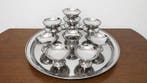 Pour 12 personnes - Dessertservies (13) - Rare ensemble très