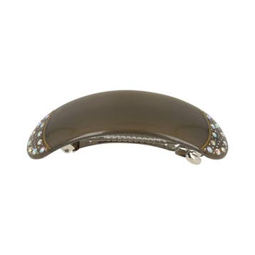 Haarspeld Patentspeld 9cm – Glitter Steentjes - Groen, Nieuw