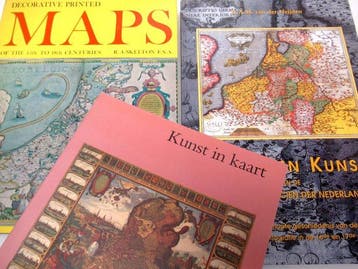 World - Cartouches van wereldkaarten; Jodocus Hondius,, Nieuw