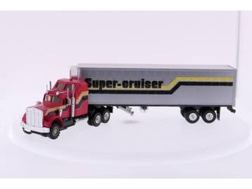 Schaal 1:50 Kenworth W900 American Truck met oplegger #2816, Hobby en Vrije tijd, Modelauto's | 1:50, Ophalen of Verzenden, Zo goed als nieuw