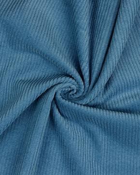 Washed Cord Blauw, Hobby en Vrije tijd, Stoffen en Lappen, Nieuw, Blauw