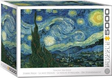 Starry Night - Vincent Van Gogh Puzzel (5000 stukjes) |, Hobby en Vrije tijd, Denksport en Puzzels, Verzenden, Nieuw