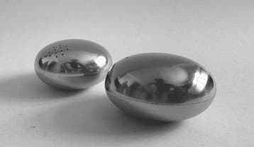 Georg Jensen - Zout- en pepervaatjes (2) - Staal