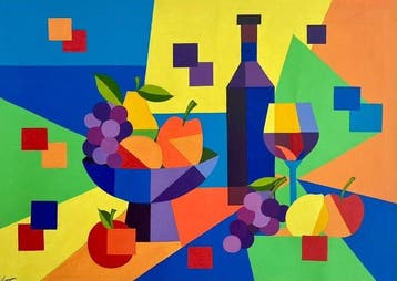 Liuzan (XXI) - Frutas y Cristal, Antiek en Kunst