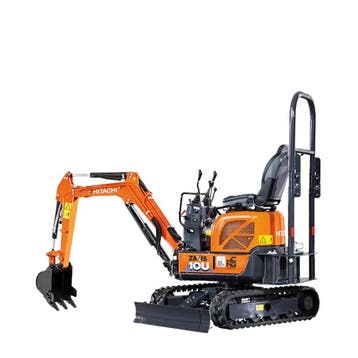 Hitachi-Landscros Hitachi minigraver ZX10U-6 | 9,5kW, Zakelijke goederen, Ophalen of Verzenden, Graafmachine