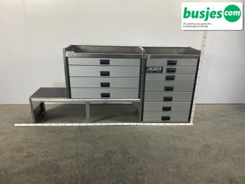 Aluca bedrijfswageninrichting 2250x420x1050mm (3202), Ophalen of Verzenden