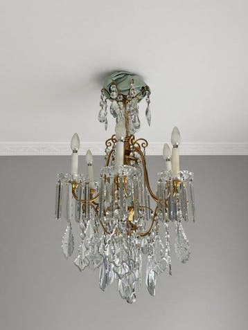 Kroonluchter - 75 x 55 cm paleisachtige Franse Louis