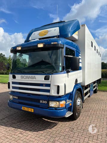 Mooie Scania 6-paards Paardenvrachtwagen!, Ophalen, Zo goed als nieuw, Aluminium, Overige typen