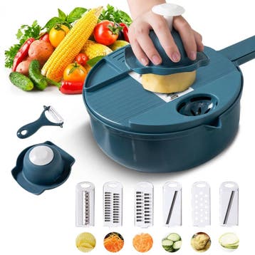 12-in-1 Multifunctionele Keukensnijset, Verzenden, Nieuw