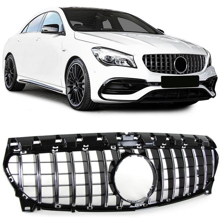 Grille Mercedes C117 | 2016-2019 Facelift | Top Kwaliteit..., Auto-onderdelen, Carrosserie en Plaatwerk, ARN erkend, Voor, Bumper
