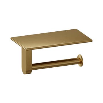 Brauer Toiletrolhouder Met Planchet - Goud Geborsteld Pvd, Ophalen of Verzenden, Nieuw
