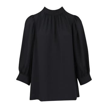 Senso • zwarte blouse July • 42, Verzenden, Maat 42/44 (L), Nieuw, Senso