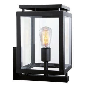De Vecht Muurlamp Zwart Buitenverlichting Strak & modern, Verzenden, Nieuw