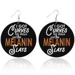 I got curves for days - Afrikaanse oorbellen, Ophalen of Verzenden, Nieuw