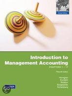Introduction To Management Accounting 9780138000929, Verzenden, Zo goed als nieuw