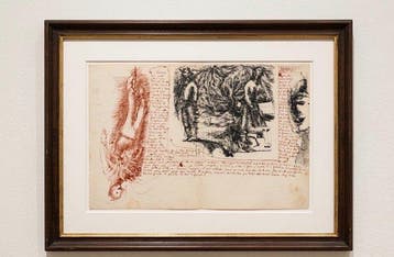 Gérard Garouste (né en 1946), daprès - Composition sanguine