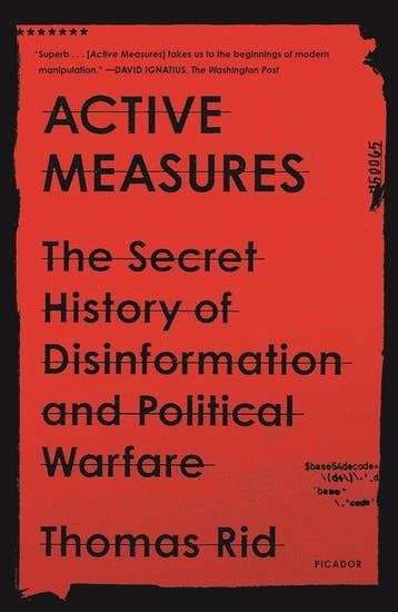 Active measures - Thomas Rid 9781250787408, Verzenden, Zo goed als nieuw, Thomas Rid