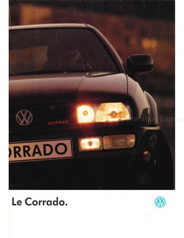1991 VOLKSWAGEN CORRADO BROCHURE FRANS, Nieuw, Volkswagen, Author