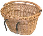 BASIL Rieten fietsmand Denver groot 37 x 27 x 22 cm -, Ophalen of Verzenden, Nieuw, Overige merken
