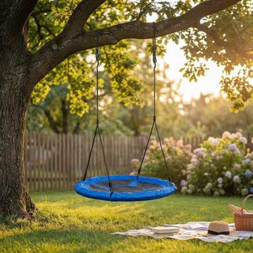 Nestschommel Buiten 95cm | A-kwaliteit | Beste Prijs, Tuin en Terras, Bielzen en Borders, Kunststof, Nieuw, Ophalen of Verzenden