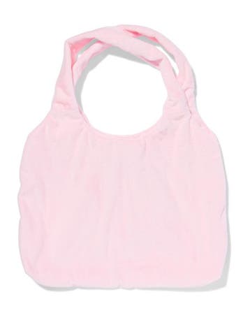 HEMA Tas 60x45x32cm fluffy roze van €5.99 voor €3 sale, Verzenden, Nieuw, Roze