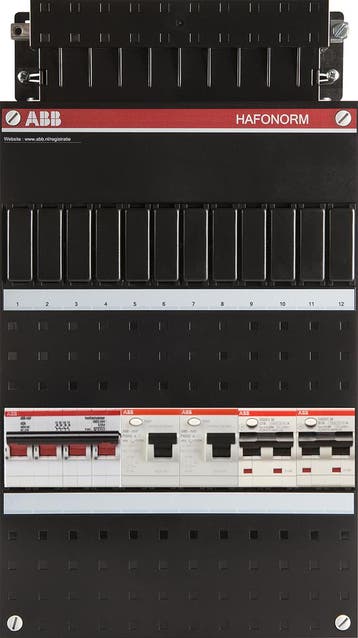 ABB Hafonorm PV-WP-Groepenkast | HS 40A - 0 groepen 2 x ALS, Ophalen of Verzenden, Nieuw, Groepenkast