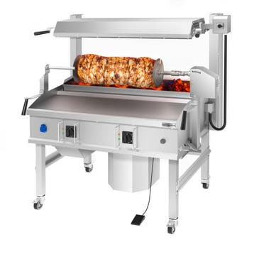 GGM Gastro | Elektrisch cag kebab machine - 14kW - max. 85kg, Verzenden, Nieuw in verpakking