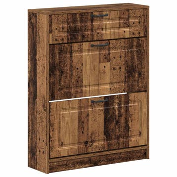vidaXL Schoenenkast UTRECHT 78 x 24 x 100 cm Bewerkt hout, Verzenden, Nieuw