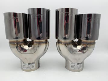 Set Sierstukken black pearl RVS Dubbel Rond – versprongen –, Ophalen of Verzenden, Nieuw