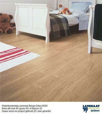Waterbestendige Laminaat Vloeren 18 X Kleur €14,95m2 inc.btw, Bruin, 75 m² of meer, Nieuw, Ophalen of Verzenden