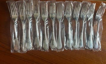 Christofle - Eetservies voor 12 (24) - Verzilverd, Antiek en Kunst