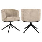 Eetkamerstoel Cheyenne desert fusion swivel fire retardant, Ophalen of Verzenden, Nieuw