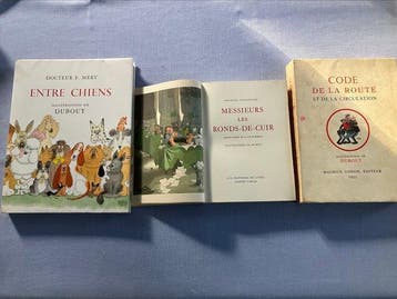 Gesigneerd Docteur F. Méry - Georges Courteline / Dubout -