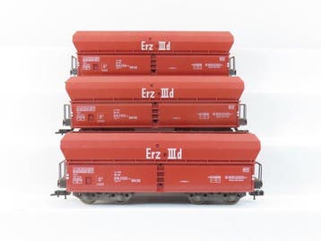 Fleischmann H0 - 5520 - Modeltrein goederenwagon (3) - 3x, Hobby en Vrije tijd, Modeltreinen | H0, Nieuw