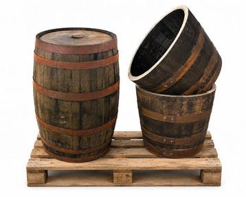 Vat (3) - whiskyton en plantenkuipen - Eik - whiskyton /