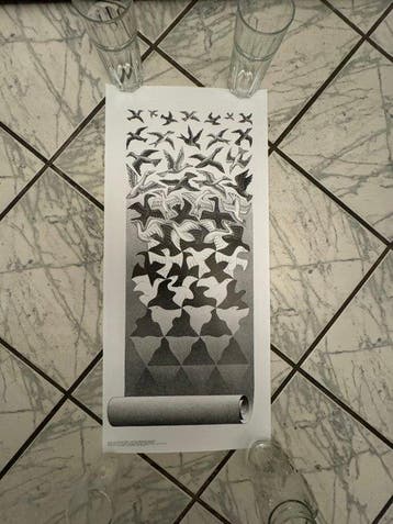 M.C Escher - Bevrijding - Jaren 2000, Antiek en Kunst