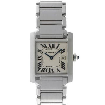 Cartier - Tank Française - 2465 / W51011Q3 - Dames -, Nieuw