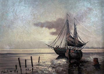 Piet Polderman (XX) - Boats at sea