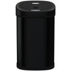 Avalo Prullenbak met Sensor 50L - RVS Zwart - Soft Close /, Verzenden, Nieuw