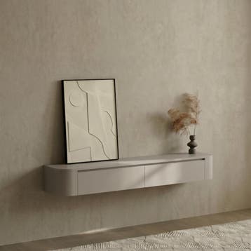 Dulce Japandi Tv-meubel 200 x 32 x 28 cm - Beige, Huis en Inrichting, Ophalen of Verzenden, Nieuw