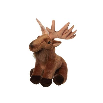 Pluche eland knuffel - 26 cm - knuffeldier - speelgoed, Verzenden, Nieuw
