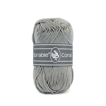 Durable Coral 2233 Mouse Grey - Haakgaren / Breigaren, Hobby en Vrije tijd, Breien en Haken, Ophalen of Verzenden, Nieuw, Breien of Haken