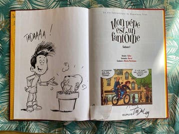 Mon pépé est un fantôme T1 + dédicace - Version, Nieuw