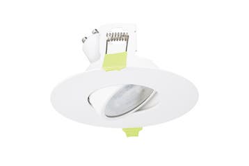 Integral inbouwspot Wit rond kantelbaar | zaagmaat 7-10cm..., Ophalen of Verzenden, Nieuw