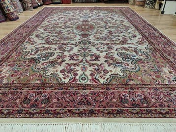 Tabriz - Vloerkleed - 3 m - 2 m - Royal Kashmir Creme, Nieuw