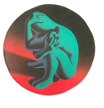 Mark Kostabi (1960) - Green angst, Antiek en Kunst