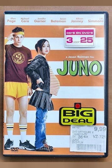 DVD Juno 2007 Michael Cera Jennifer Garner Elliot Page, Verzenden, Nieuw in verpakking