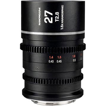 Laowa Nanomorph 27mm T2.8 1.5X S35 (Silver) (Cine) L-Mount, Ophalen of Verzenden, Nieuw, Groothoeklens