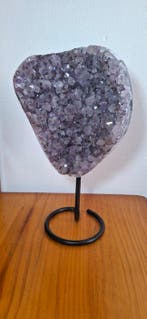 amethist paarse amethistkwarts - Hoogte: 33 cm - Breedte: 18