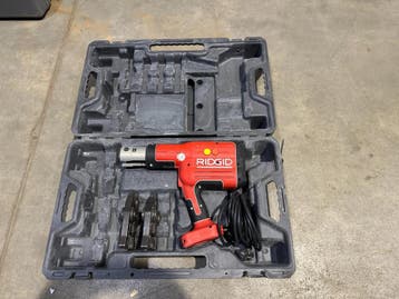 Ridgid Pressmaschine RP 330-C mit Viega Profipress, Ophalen of Verzenden, Gebruikt